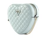 GUESS Rainee Quilt Heart Bag Sky Blue GUESS Rainee Quilt Heart Bag Sky Blue