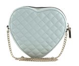 GUESS Rainee Quilt Heart Bag Sky Blue GUESS Rainee Quilt Heart Bag Sky Blue