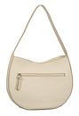 TOM TAILOR Thea Hobo Bag Cream White TOM TAILOR Thea Hobo Bag Cream White