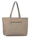 TOM TAILOR Maya Zip Shopper L Taupe TOM TAILOR Maya Zip Shopper L Taupe