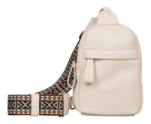 TOM TAILOR Palina Sling Backpack Cream White