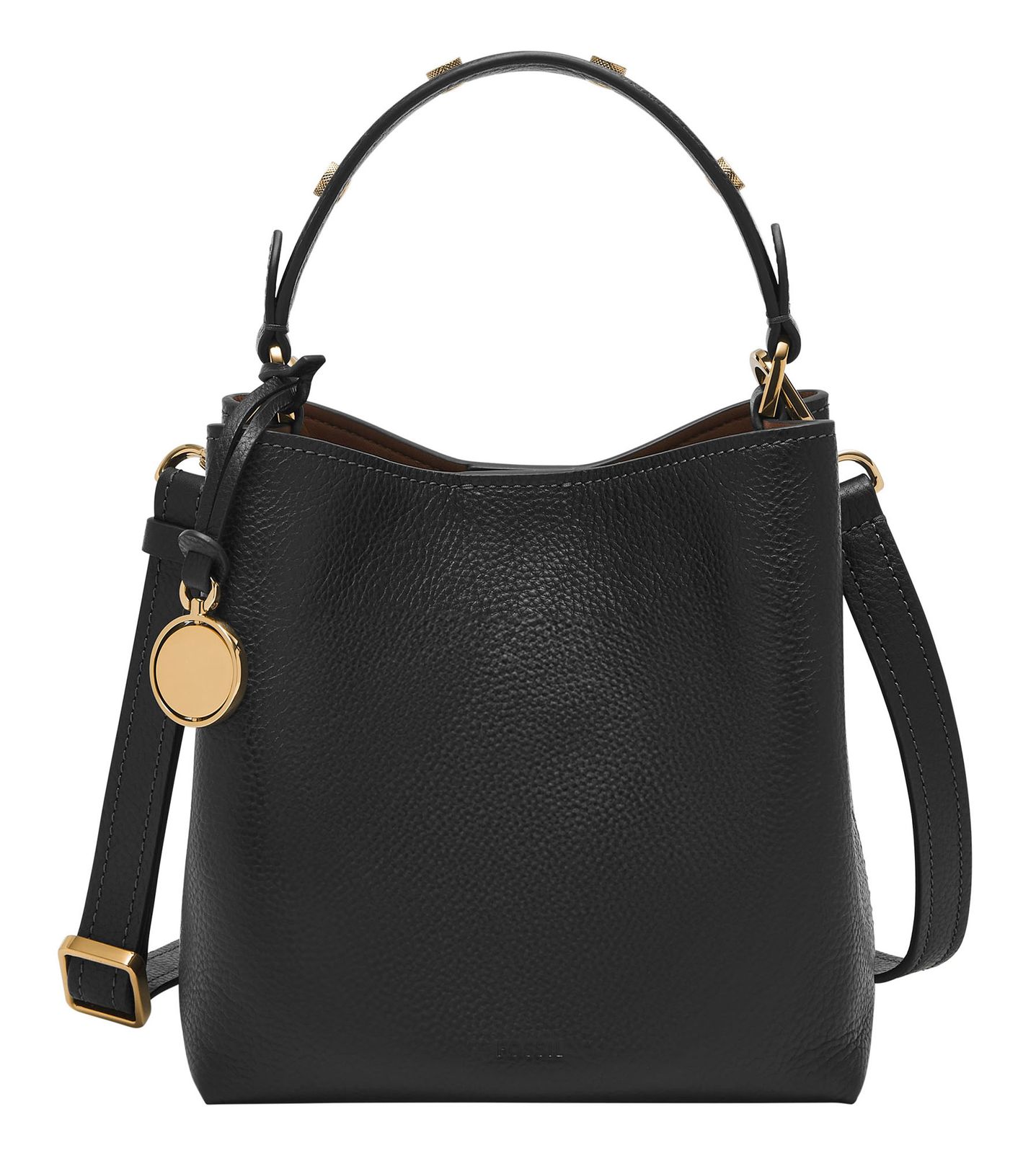 Black cross body bucket bag on sale