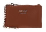 GUESS Meridian SLG Zip Pouch Cognac