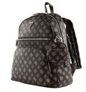 GUESS Power Play Tech Backpack L Mocha Logo