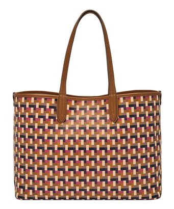 FOSSIL Williamson Tote Bag Purple Multi