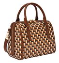 FOSSIL Williamson Satchel Multi Brown