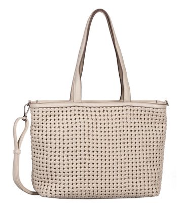 Gabor Katie Zip Shopper L Creme White