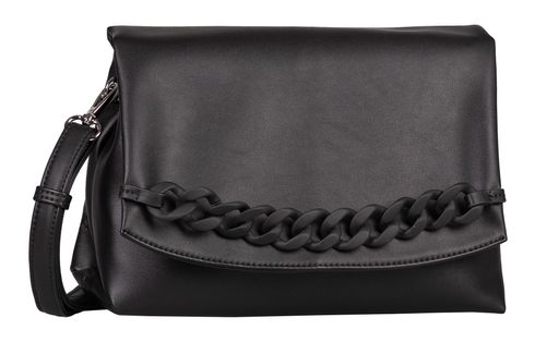 Gabor Nora Flap Bag Top Zip M Black