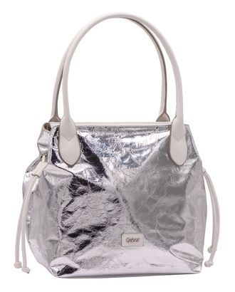 Gabor Granada Metallic Zip Shopper M Metallic Silver