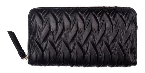 Gabor Hilda Long Zip Wallet Black