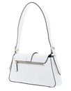 GUESS Adi Flap Shoulder Bag White GUESS Adi Flap Shoulder Bag White