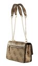 GUESS Eliette Logo Convertible Xbody Flap Latte Logo