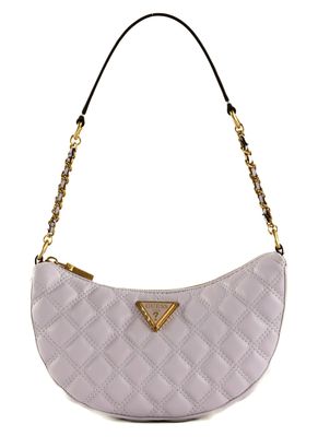 GUESS Giully Top Zip Shoulder Bag Lavender