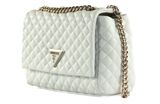 GUESS Rainee Quilt Convertible Xbody Flap Bag White GUESS Rainee Quilt Convertible Xbody Flap Bag White