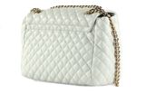 GUESS Rainee Quilt Convertible Xbody Flap Bag White GUESS Rainee Quilt Convertible Xbody Flap Bag White