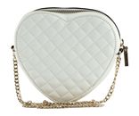 GUESS Rainee Quilt Heart Bag White GUESS Rainee Quilt Heart Bag White