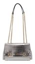 GUESS Sestri Convertible Xbody Flap Bag Pewter Stone GUESS Sestri Convertible Xbody Flap Bag Pewter Stone