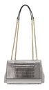 GUESS Sestri Convertible Xbody Flap Bag Pewter Stone GUESS Sestri Convertible Xbody Flap Bag Pewter Stone