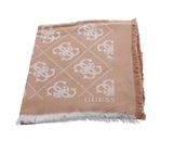 GUESS Eliette Logo Kefiah Scarf 135X135 Latte Logo GUESS Eliette Logo Kefiah Scarf 135X135 Latte Logo