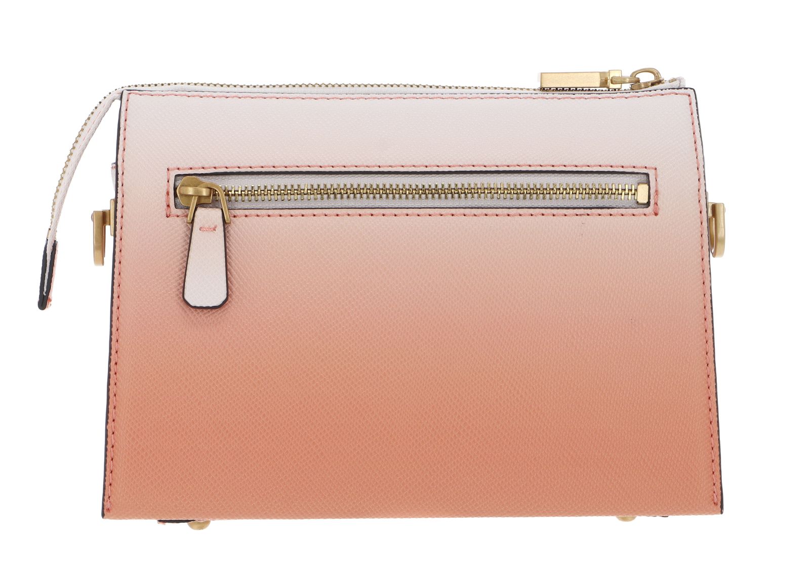 GUESS handbag Lossie Tri Compartment Xbody Top Zip Orange | Buy  