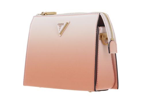 GUESS handbag Lossie Tri Compartment Xbody Top Zip Orange | Buy 