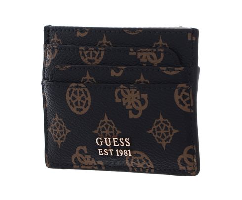 GUESS Laurel Card Holder Mocha Logo