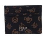 GUESS Laurel Card Holder Mocha Logo GUESS Laurel Card Holder Mocha Logo