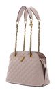 GUESS Giully Dome Satchel Light Beige