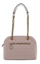 GUESS Giully Dome Satchel Light Beige