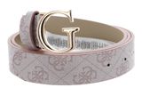 GUESS Vikky Adjustable Pant Belt W90 Blush Logo - shortenable GUESS Vikky Adjustable Pant Belt W90 Blush Logo - shortenable