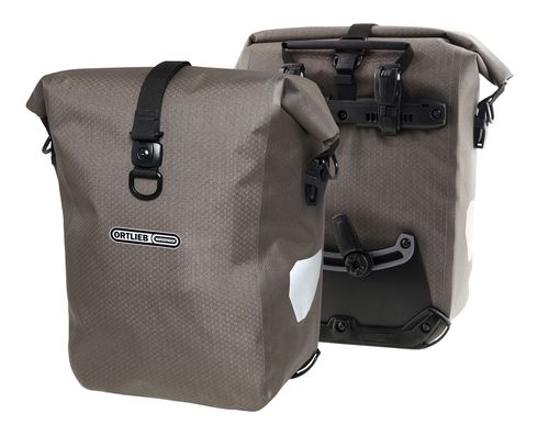 ORTLIEB Bike Packing Gravel-Pack Bike Side Panniers (QL2.1) 29L - Pair Dark Sand