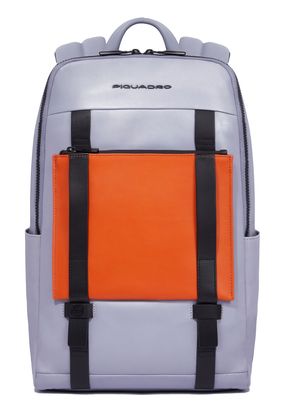 PIQUADRO David Two Compartment Computer Backpack Grey