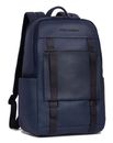 PIQUADRO David Two Compartment Computer Backpack Blue PIQUADRO David Two Compartment Computer Backpack Blue