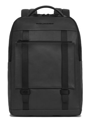 PIQUADRO David Two Compartment Computer Backpack Black