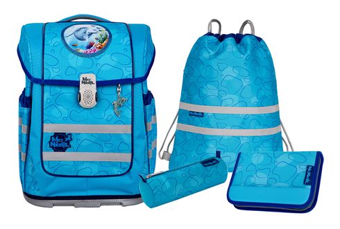 McNeill Ergo Compacto Schoolbag Set 5-teilig Bubble