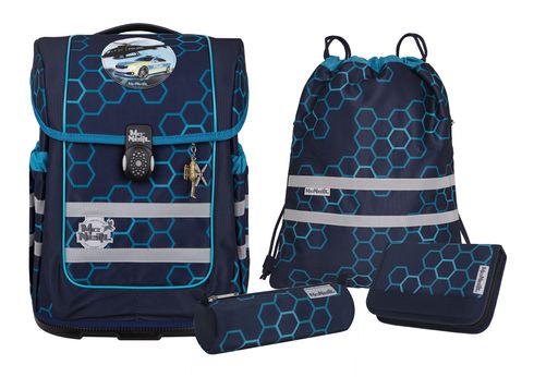 McNeill Ergo Compacto Schoolbag Set 5-teilig Xagon