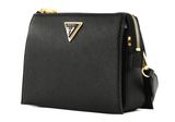 GUESS Lossie Tri Compartment Xbody Top Zip Black GUESS Lossie Tri Compartment Xbody Top Zip Black