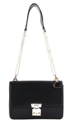 GUESS Eliette Covertible Xbody Flap Black