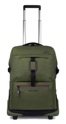 PIQUADRO Corner 2O 2 Wheeled Cabin Trolley Green
