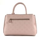 GUESS Jena Elite Luxury Satchel Pale Pink Logo GUESS Jena Elite Luxury Satchel Pale Pink Logo