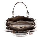 GUESS Eliette Logo Girlfriend Satchel Dove Logo