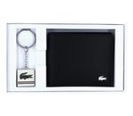 LACOSTE FG S Billfold Key Ring Box Noir KR Farine LACOSTE FG S Billfold Key Ring Box Noir KR Farine