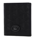 LACOSTE Nomogramme Compact Wallet Noir LACOSTE Nomogramme Compact Wallet Noir