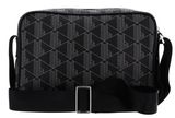 LACOSTE The Blend Reporter Bag Monogram Noir Gris LACOSTE The Blend Reporter Bag Monogram Noir Gris