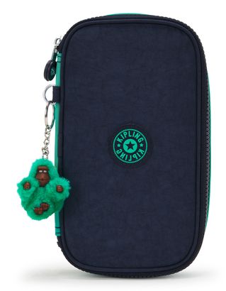 kipling Back To School 50 Pens Pencase M Blue Green Bl