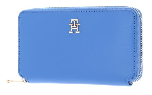 TOMMY HILFIGER Iconic Tommy Large Zip Around Wallet Blue Spell