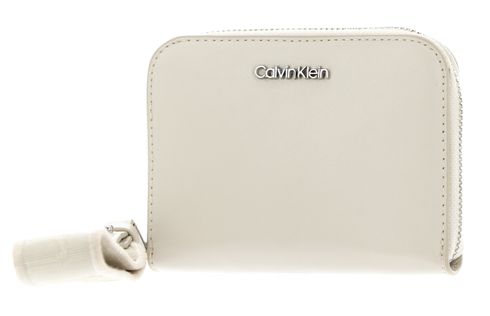 Calvin Klein Gracie Medium Zip Around Wallet Dk Ecru