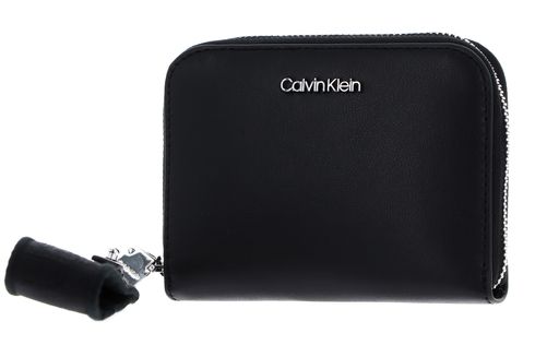 Calvin Klein Gracie Medium Zip Around Wallet CK Black