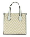 GUESS Silvana Two Compartment Mini Tote White GUESS Silvana Two Compartment Mini Tote White