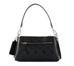 GUESS Jena Girlfriend Shoulder Bag Black Logo GUESS Jena Girlfriend Shoulder Bag Black Logo